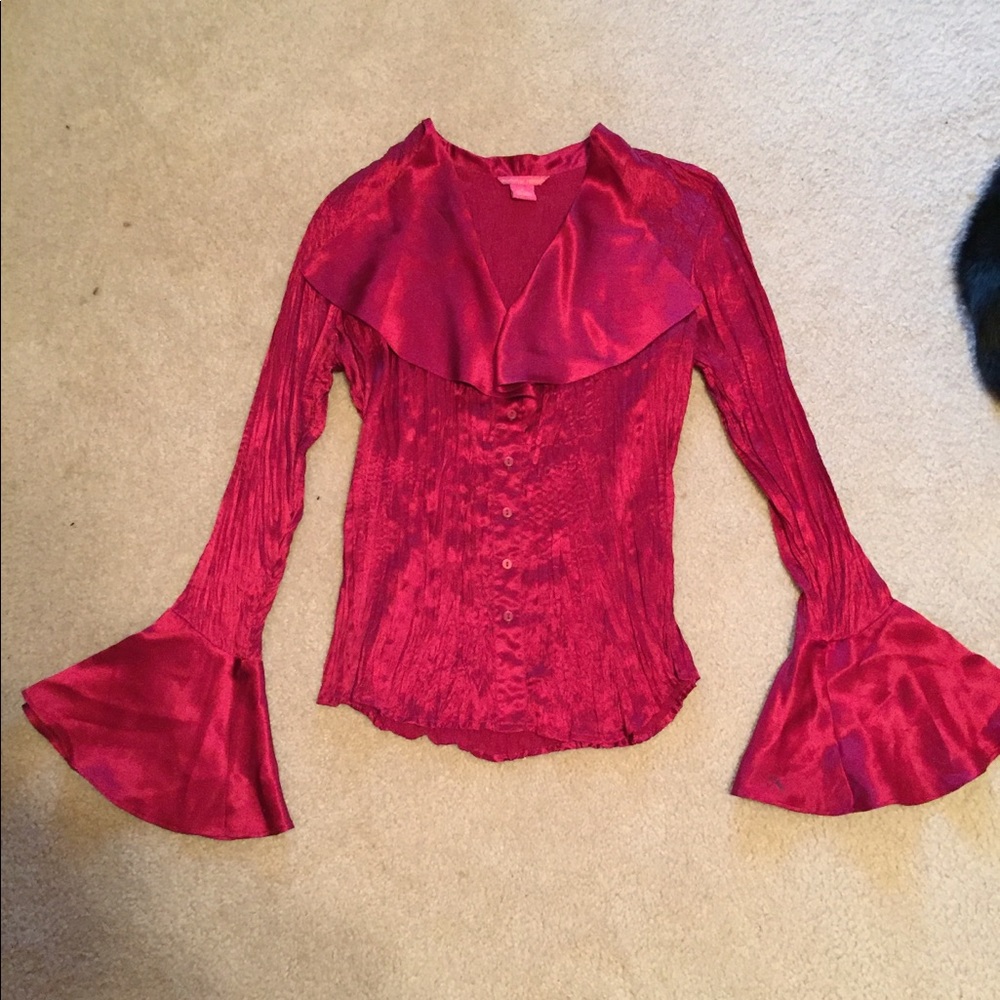 Vintage Red Blouse